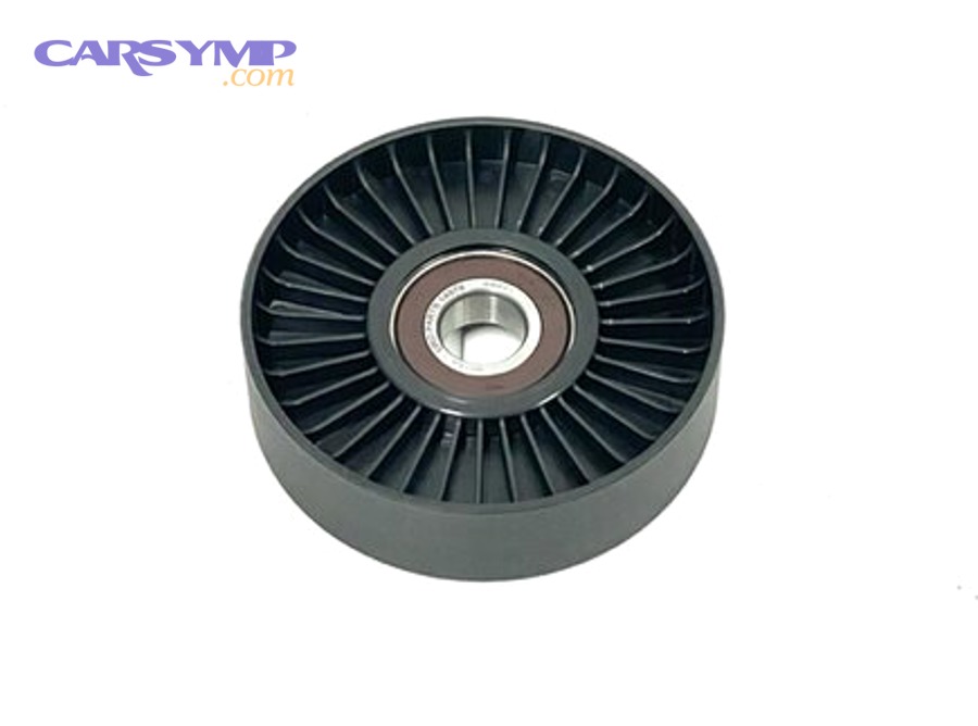 Mechanic comparing tire, brake, and wheel area to diagnose bearing noise