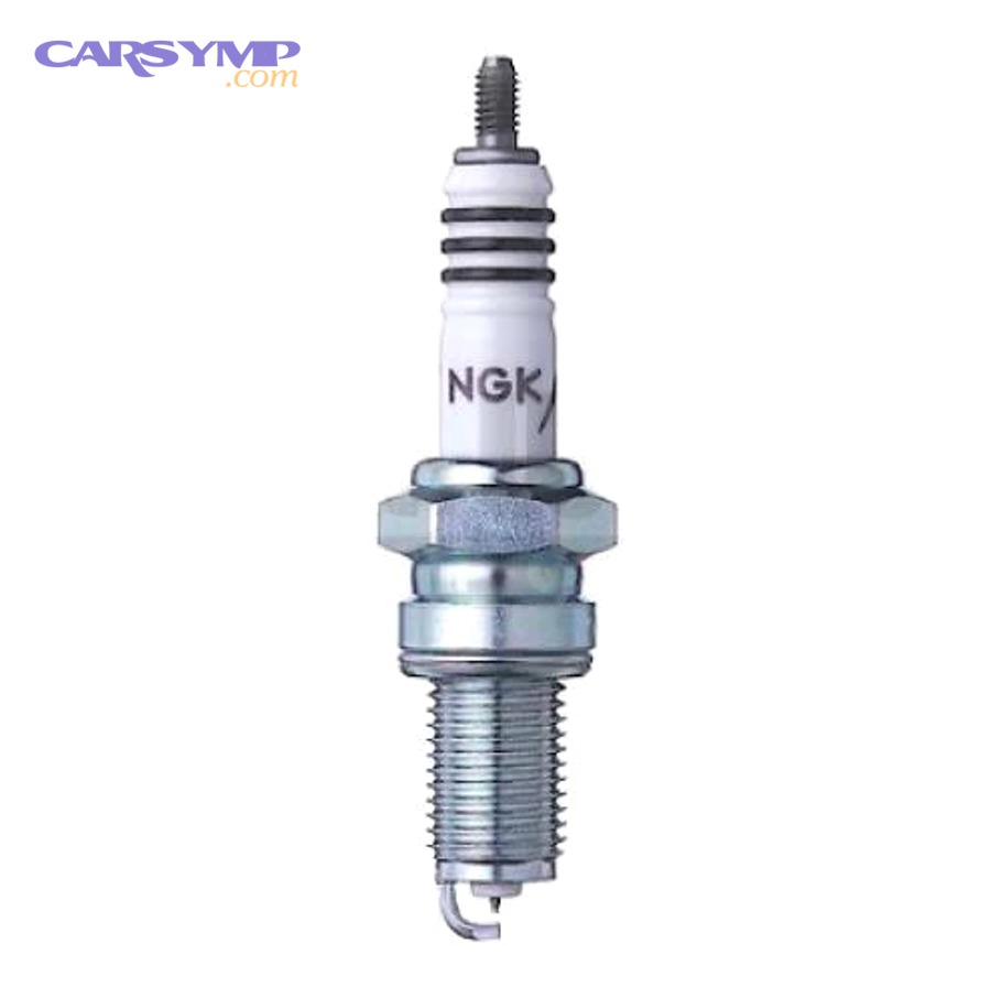 Old and new spark plugs comparison for replacement timing