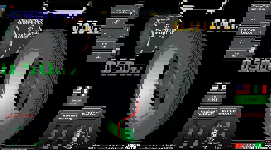 Technician performing advanced tire balancing in a workshop