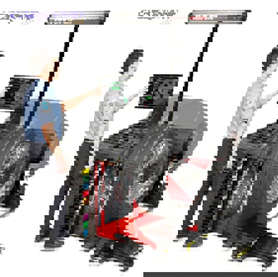 Mechanic diagnosing wheel, tire, and suspension issues