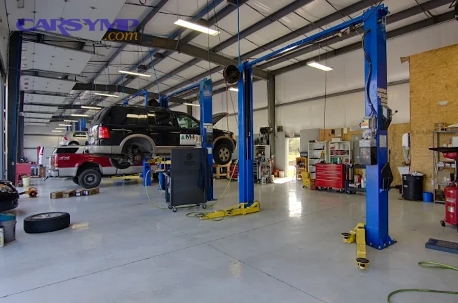 TPMS sensor mounted on valve stem inside a vehicle wheel