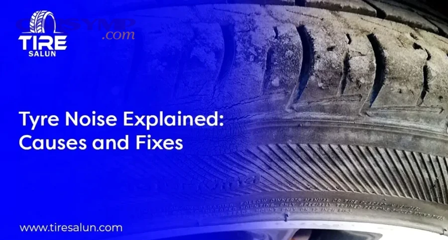 tire wear patterns from wheel misalignment causing tire noise