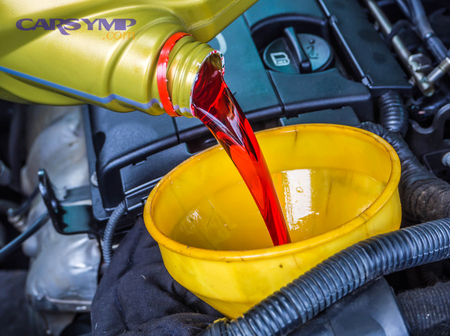 Stop-and-go traffic on a highway representing severe service driving conditions that accelerate transmission fluid degradation