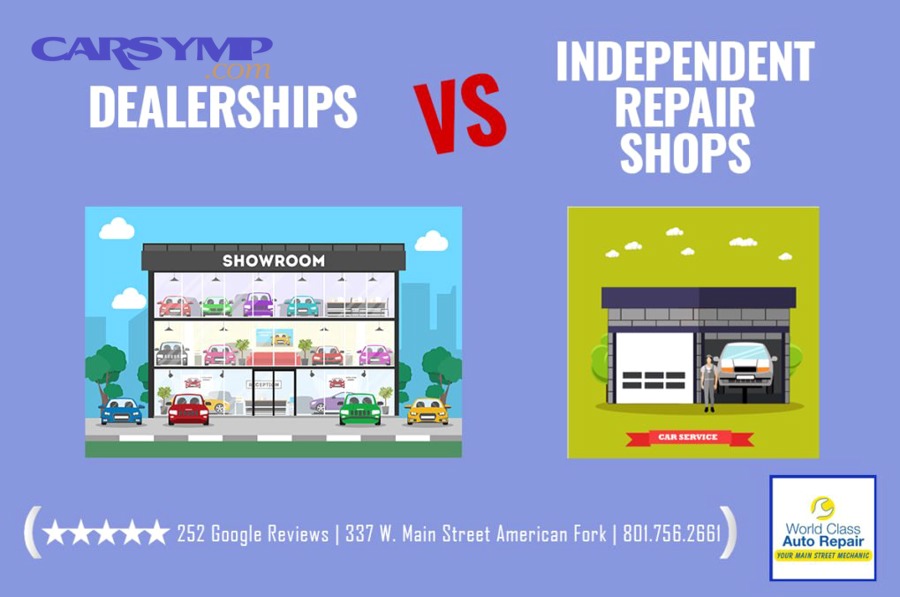 Driver reviewing car repair paperwork and warranty documents