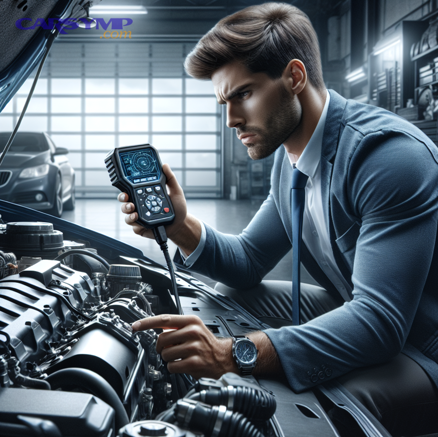 mechanic checking engine belt after repair history