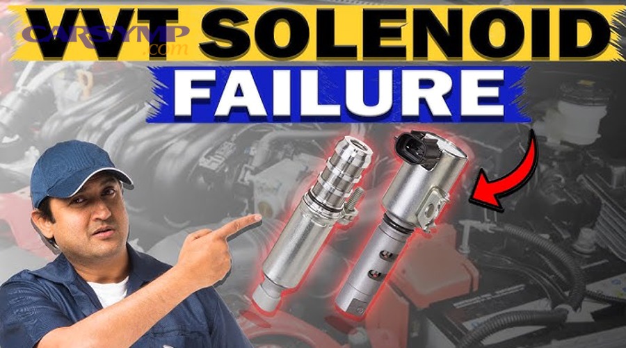 Mechanic using a scan tool to diagnose transmission and solenoid-related faults