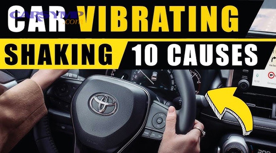 Mechanic replacing engine mount on vehicle during idle vibration repair