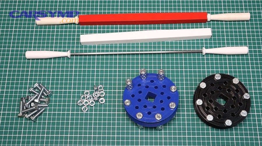 Modern passenger car wheel with alloy rim