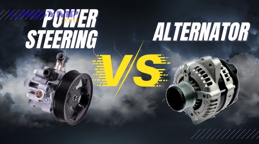 Engine bay showing front accessory area for noise diagnosis