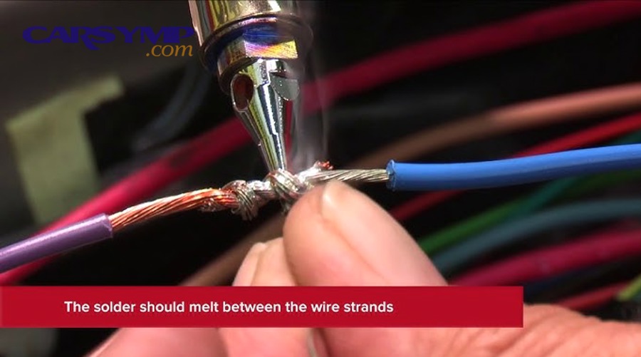 Using a multimeter for wiring diagnosis on a vehicle circuit