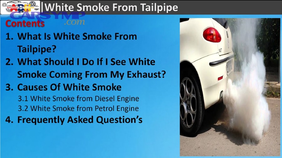 How Can You Prevent White Smoke Problems in Your Vehicle?
