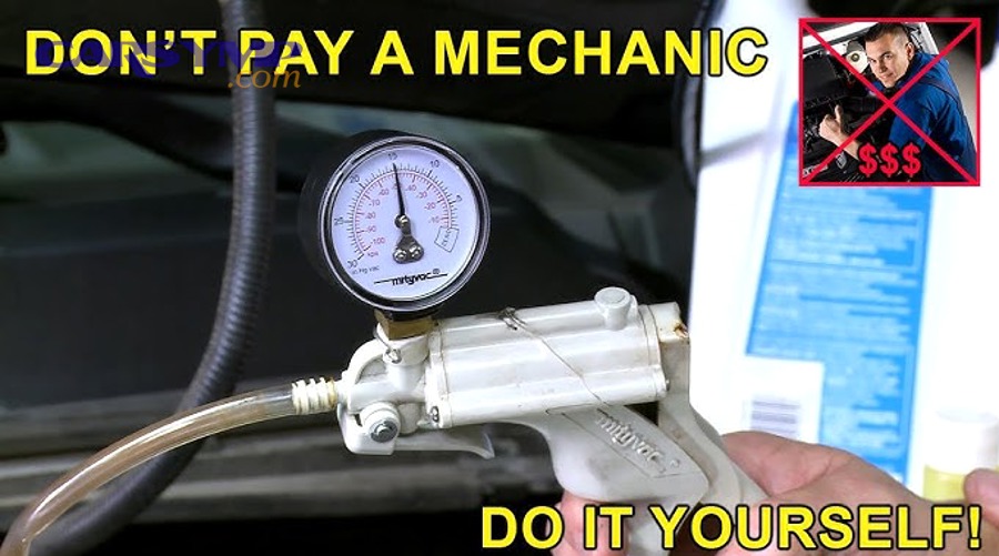 Hydro-boost power steering bleeding procedure diagram