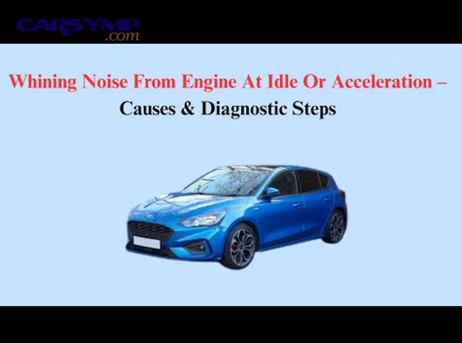 Whining noise from engine diagnosis and clue patterns
