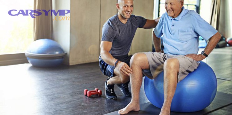 Car in service bay during tire and wheel maintenance