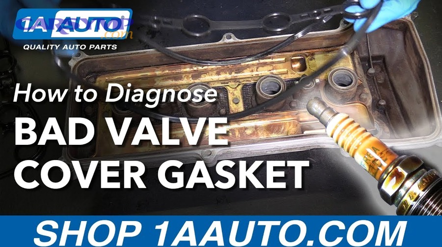 What are the earliest signs of a valve cover gasket leak?