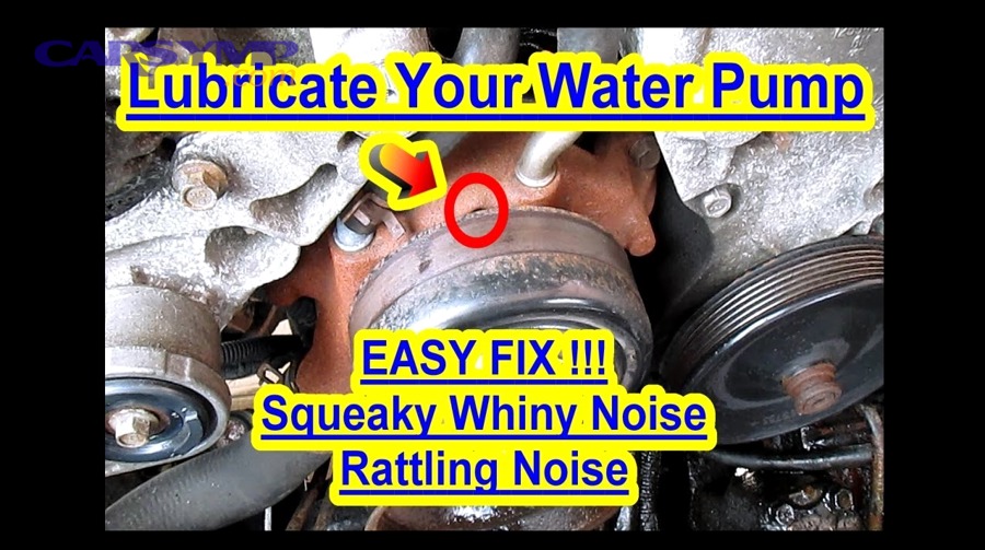 Engine temperature warning light related to overheating from water pump failure