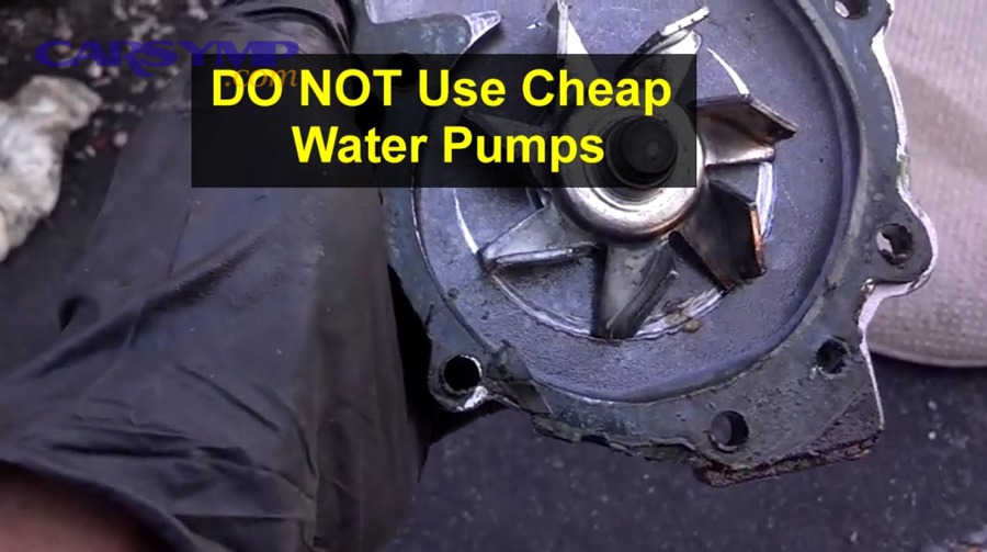 Cooling system diagram highlighting pump flow path and circulation