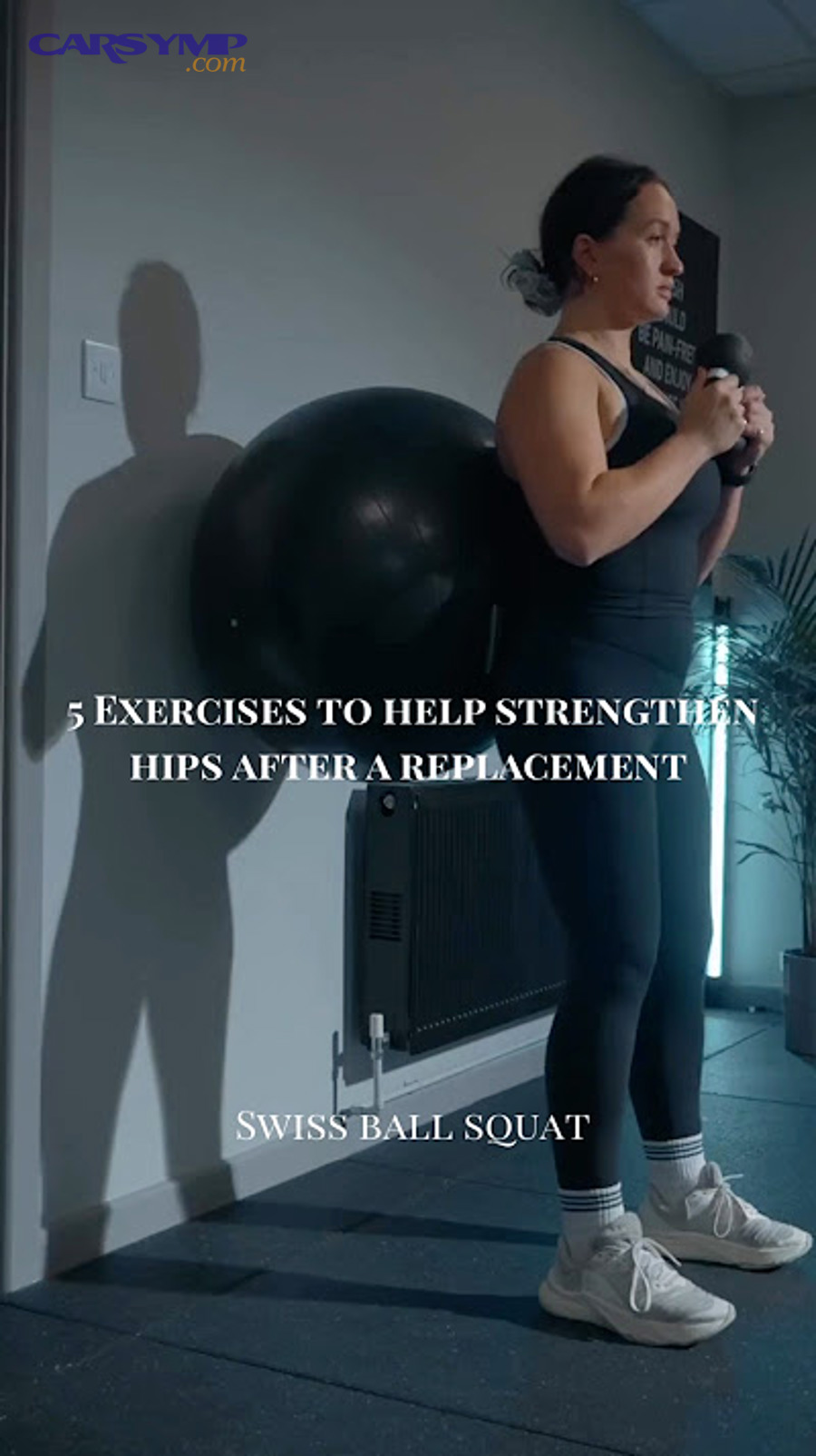 knee replacement recovery showing progressive symptom improvement over months