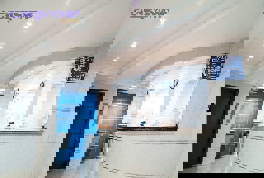 hospital renovation showing construction work in occupied facility