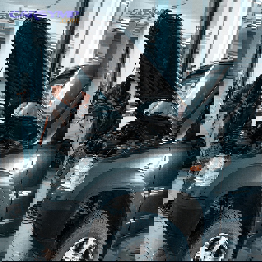 Fuel injectors showing carbon deposits and wear patterns that cause rich running conditions