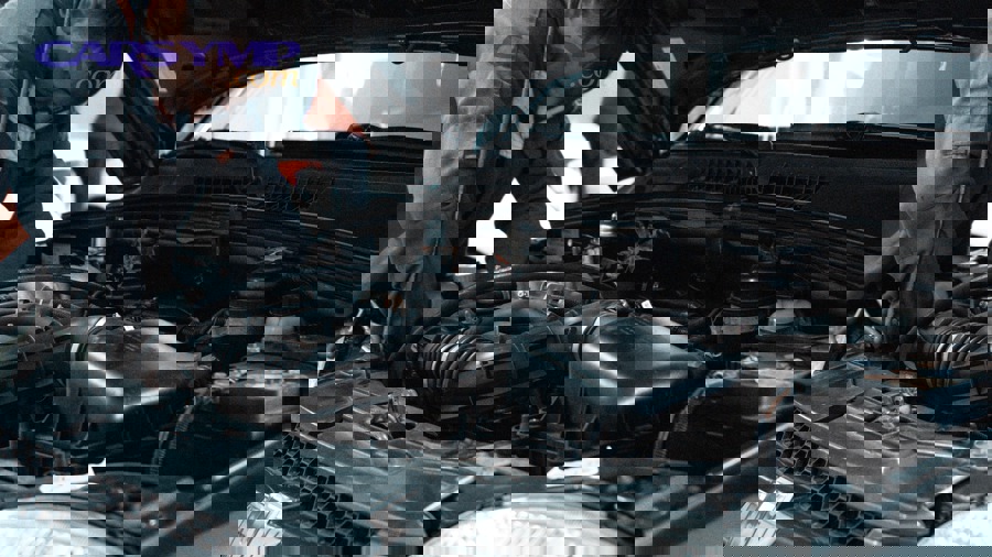 close-up of worn suspension bushings showing cracks and deterioration in rubber components