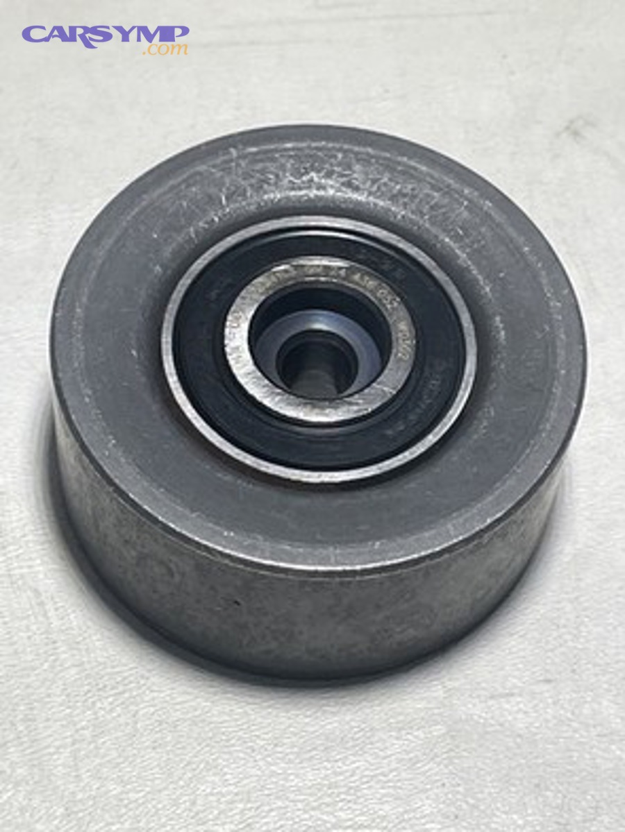 Timing belt close-up showing rubber composite construction