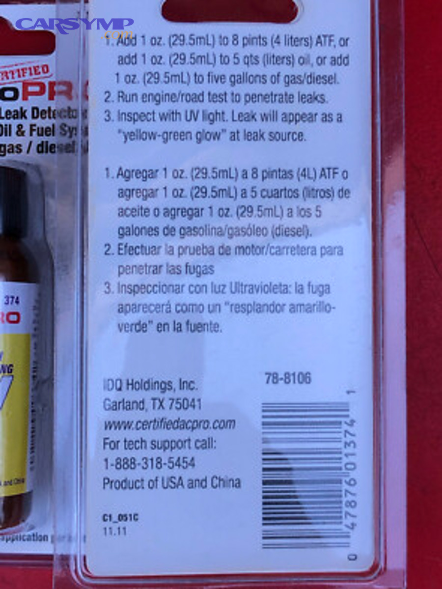 Does a UV Dye Test Work Better Than Other ATF Leak Detection Methods?
