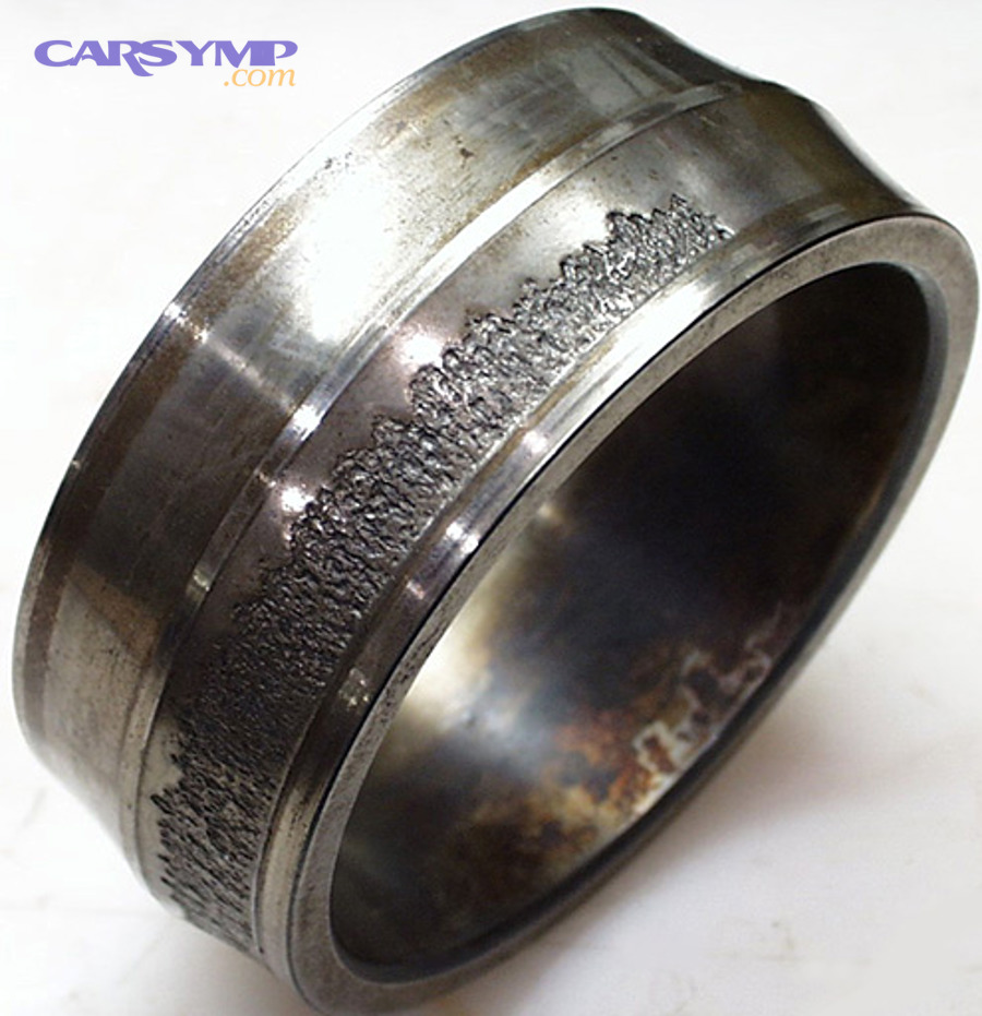 Bearing close-up for warning signs of premature failure