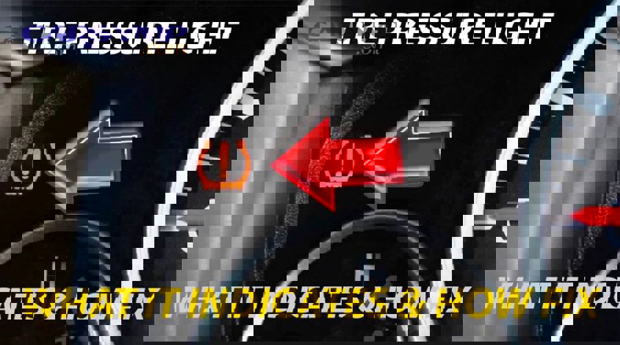 TPMS warning light dashboard indicator symbol showing horseshoe shape with exclamation point